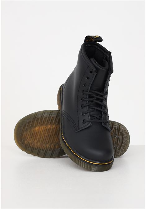 Black 1460 T combat boots for boys and girls DR.MARTENS | 15373001-1460 T.